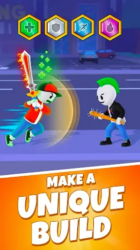 Скриншот 7 — Merge Fighting: уличные драки