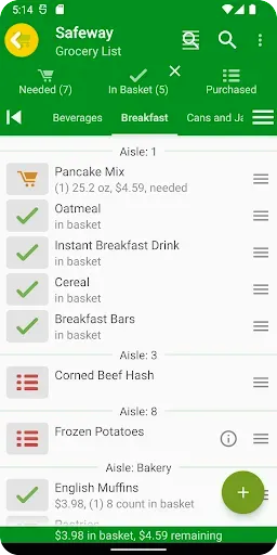 Скриншот 2 — Grocery List App - rShopping