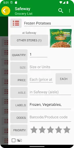 Скриншот 3 — Grocery List App - rShopping