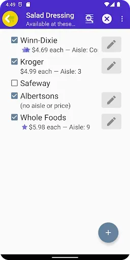 Скриншот 5 — Grocery List App - rShopping