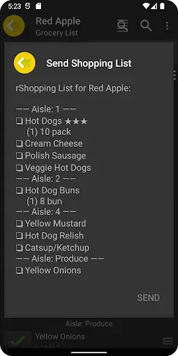 Скриншот 6 — Grocery List App - rShopping
