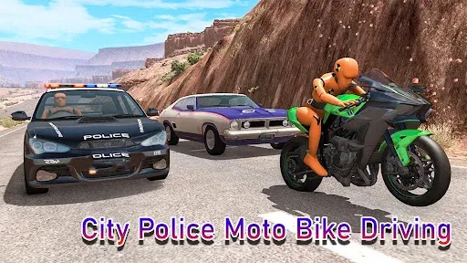 Скриншот 7 — City Police Moto Bike Crash