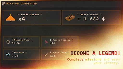 Скриншот 2 — Drone Hunter — Air Defense 3D