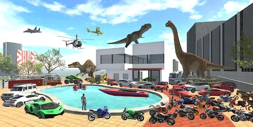 Скриншот 3 — Indian Bikes Driving 3D