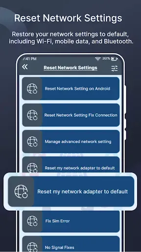 Скриншот 3 — Reset Network Settings Help