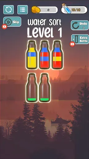 Скриншот 3 — Water Sort: бутылочки пробирки