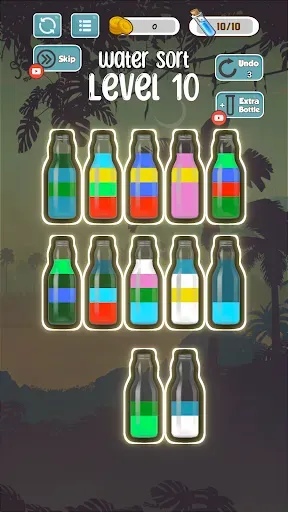 Скриншот 4 — Water Sort: бутылочки пробирки