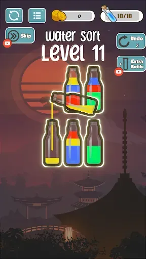 Скриншот 7 — Water Sort: бутылочки пробирки