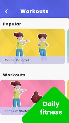 Скриншот 2 — Kids 7 Minute Workout