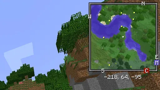 Скриншот 2 — Мод миникарты Xaero Minecraft