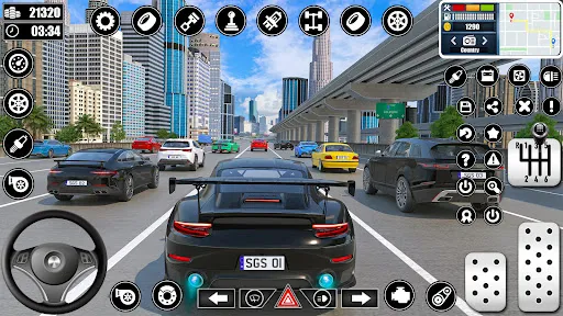 Скриншот 1 — Автошкола, автомобильные игры
