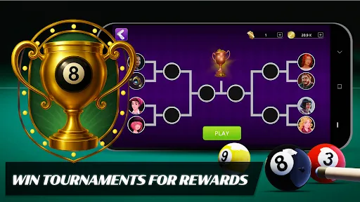 Скриншот 3 — 8 Ball Бильярд Оффлайн Пул