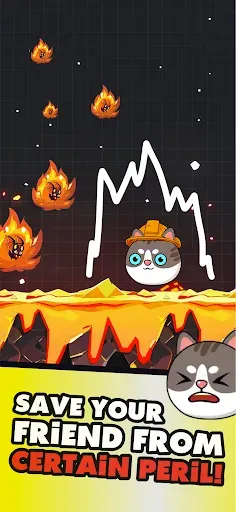 Скриншот 1 — Save My Cat Draw Puzzle