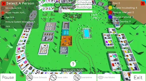 Скриншот 2 — Realistic Virus Simulator