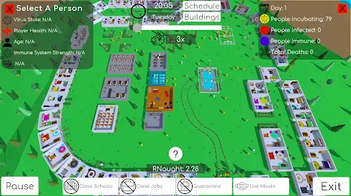Скриншот 3 — Realistic Virus Simulator