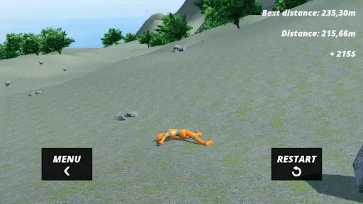 Скриншот 4 — Motorcycle Ragdoll Fall