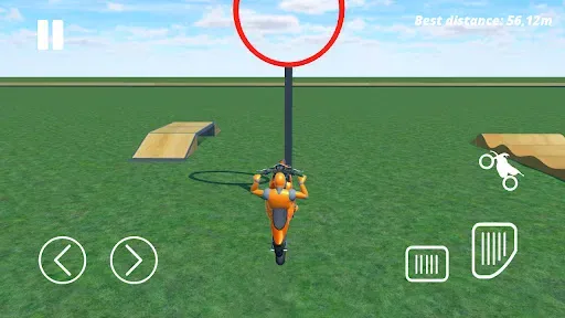 Скриншот 5 — Motorcycle Ragdoll Fall