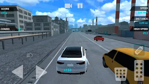 Скриншот 1 — Traffic Racer Speeding Highway