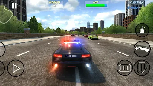 Скриншот 4 — Luxury Police Car Racing Chase