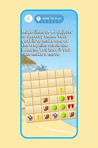 Скриншот 2 — Volleyball Tile Smash