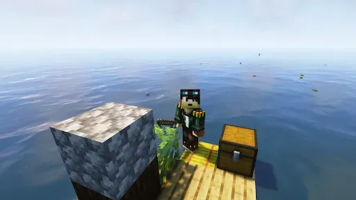 Скриншот 1 — Моды Raft Survival Minecraft