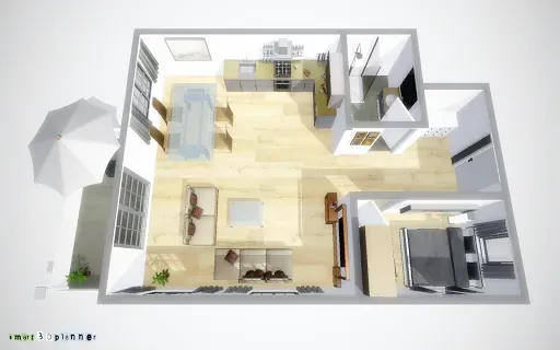 Скриншот 1 — 3D план этажа | smart3Dplanner