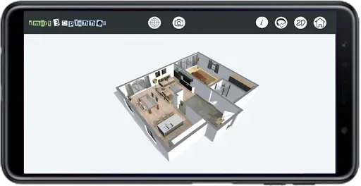 Скриншот 2 — 3D план этажа | smart3Dplanner