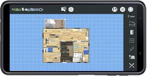 Скриншот 3 — 3D план этажа | smart3Dplanner