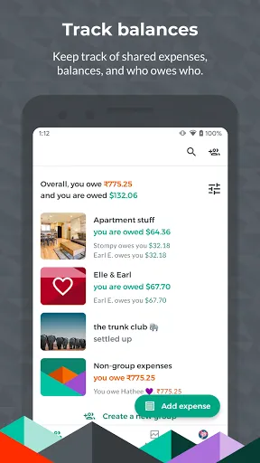 Скриншот 1 — Splitwise