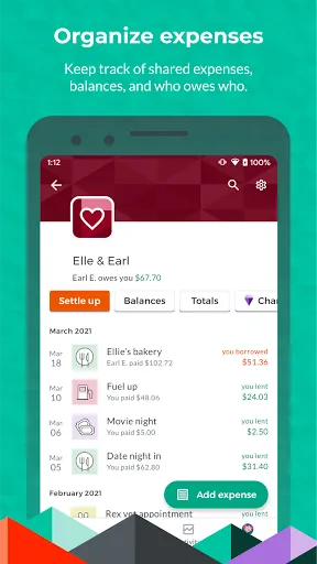 Скриншот 2 — Splitwise