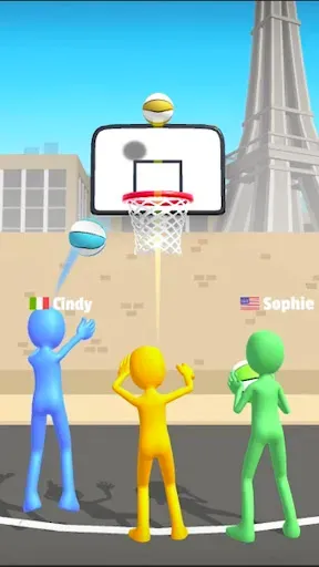 Скриншот 1 — Five Hoops - Basketball Game