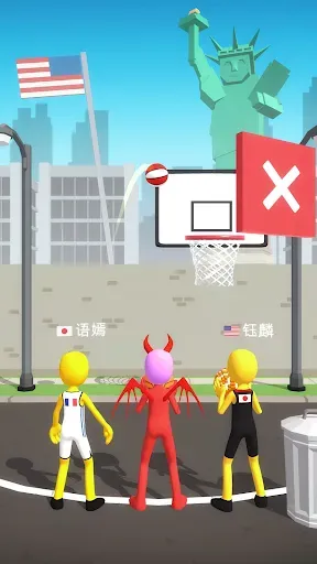 Скриншот 2 — Five Hoops - Basketball Game