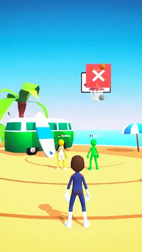 Скриншот 3 — Five Hoops - Basketball Game