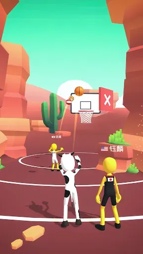 Скриншот 4 — Five Hoops - Basketball Game