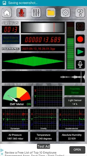 Скриншот 3 — EVP Recorder - Spotted: Ghosts