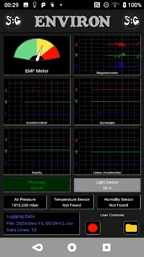 Скриншот 1 — Paranormal Spirit Data Logger
