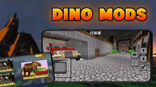 Скриншот 7 — Моды Динозавр для Minecraft PE