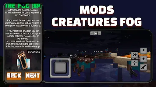 Скриншот 5 — Mods The Fog for Minecraft PE