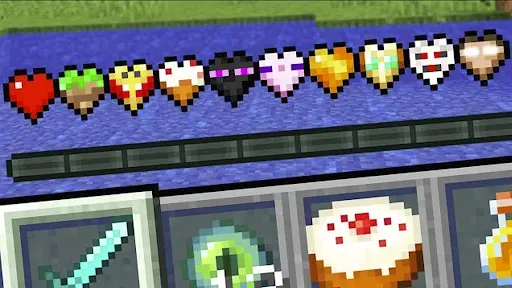 Скриншот 1 — Мод Craft Heart для Майнкрафт