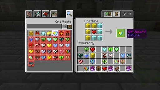 Скриншот 5 — Мод Craft Heart для Майнкрафт