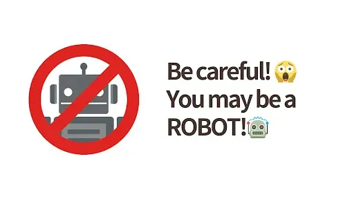Скриншот 1 — No Robots Allowed - Crazy Quiz
