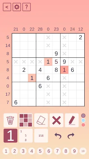 Скриншот 2 — Sandwich Sudoku