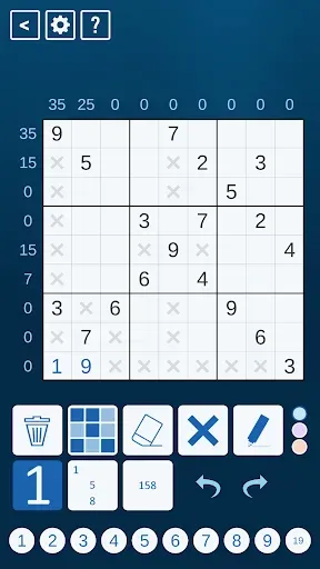 Скриншот 3 — Sandwich Sudoku