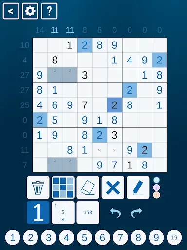 Скриншот 4 — Sandwich Sudoku