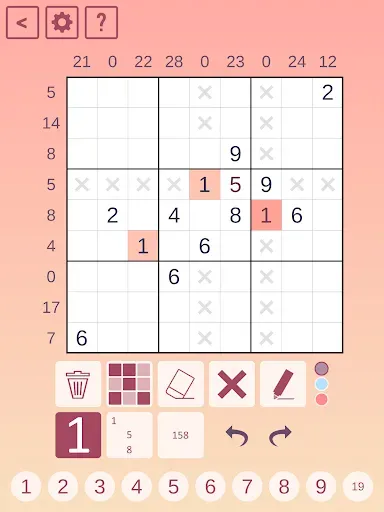 Скриншот 5 — Sandwich Sudoku