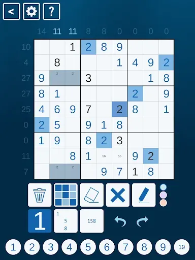 Скриншот 7 — Sandwich Sudoku