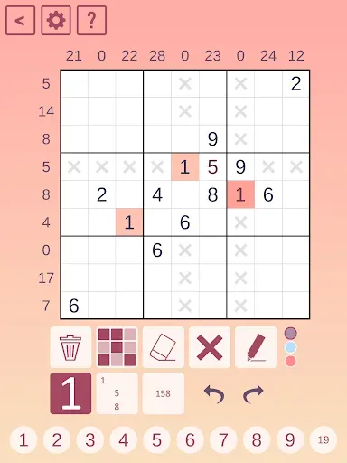 Скриншот 8 — Sandwich Sudoku