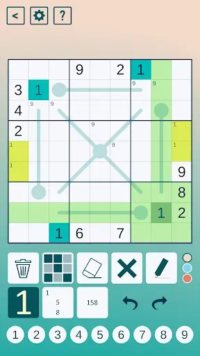 Скриншот 2 — Thermo Sudoku