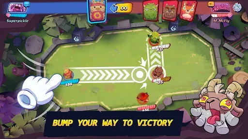 Скриншот 2 — Beast Bumpers: PvP Arena Roll