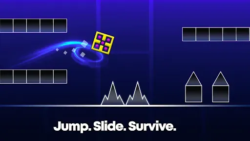 Скриншот 1 — Pixel Ride – Jump to the Beat